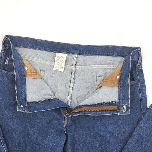Carhartt Relaxed Fit Blue Jeans Workwear Mens Size 40x32 - Picture 5 of 11